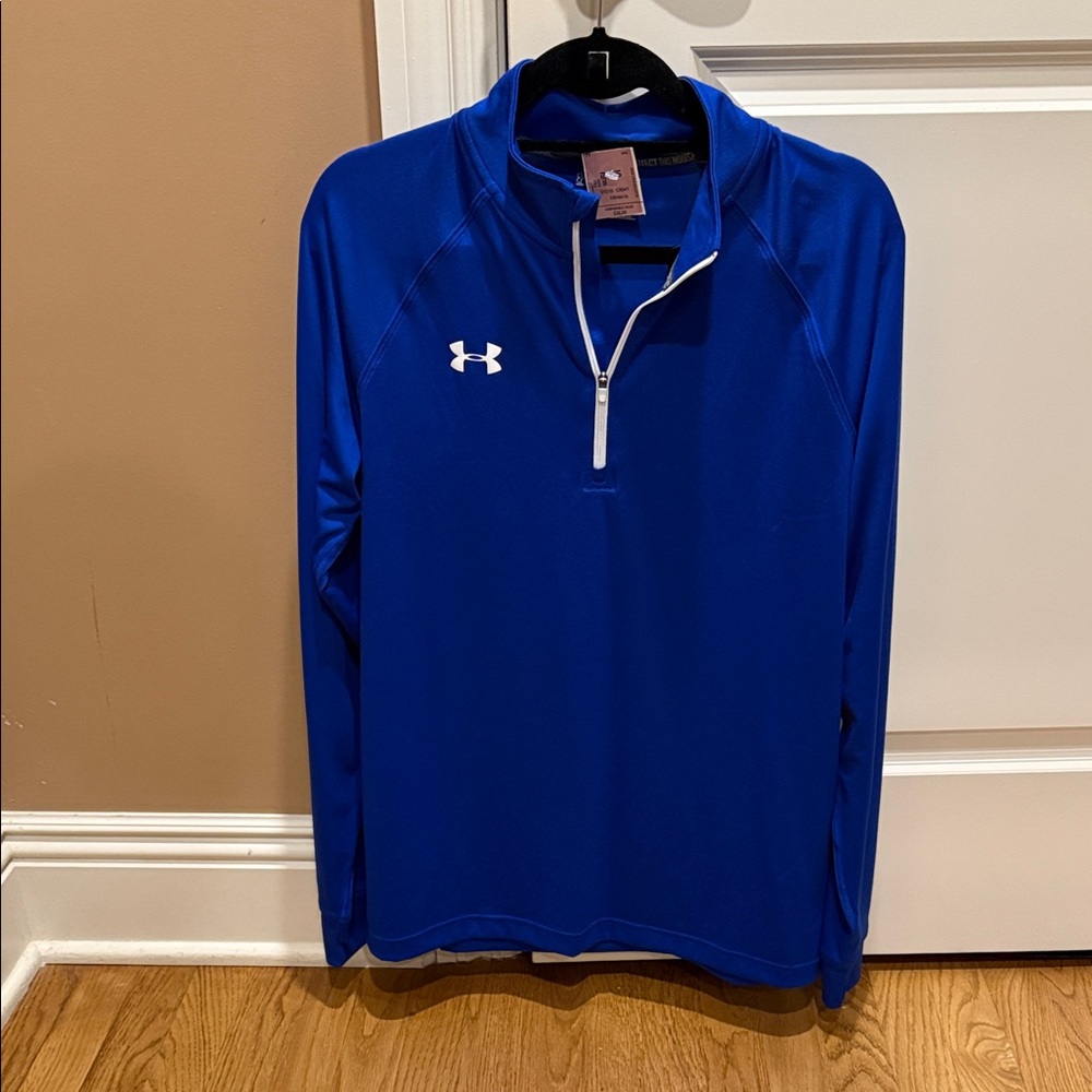 Under Armour Royal Blue Quarter-Zip Top